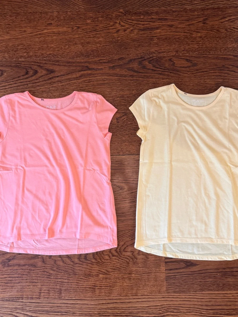 The Children’s Place Kids Short Sleeve Top - Pink and Light Yellow